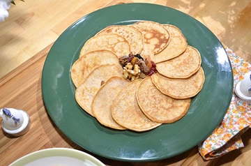 Kahvaltılık Pankek Tarifi ve Malzemeleri Kahvaltılık Pankek Tarifi ve Malzemeleri